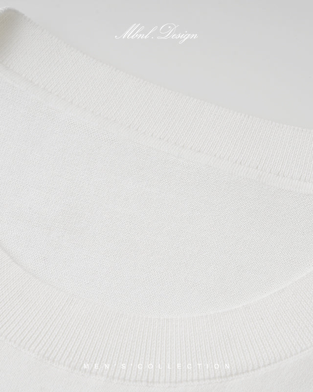 120s Cotton Knit T-Shirt