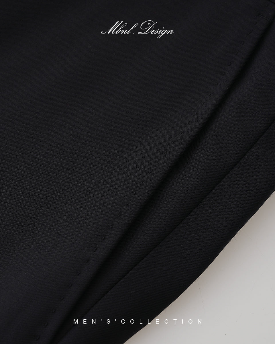 Horn Button Wool Trousers