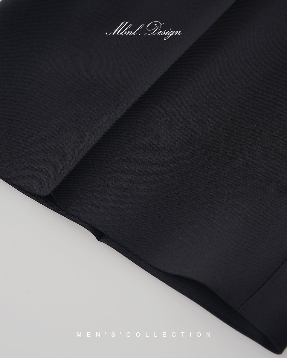 Horn Button Wool Trousers