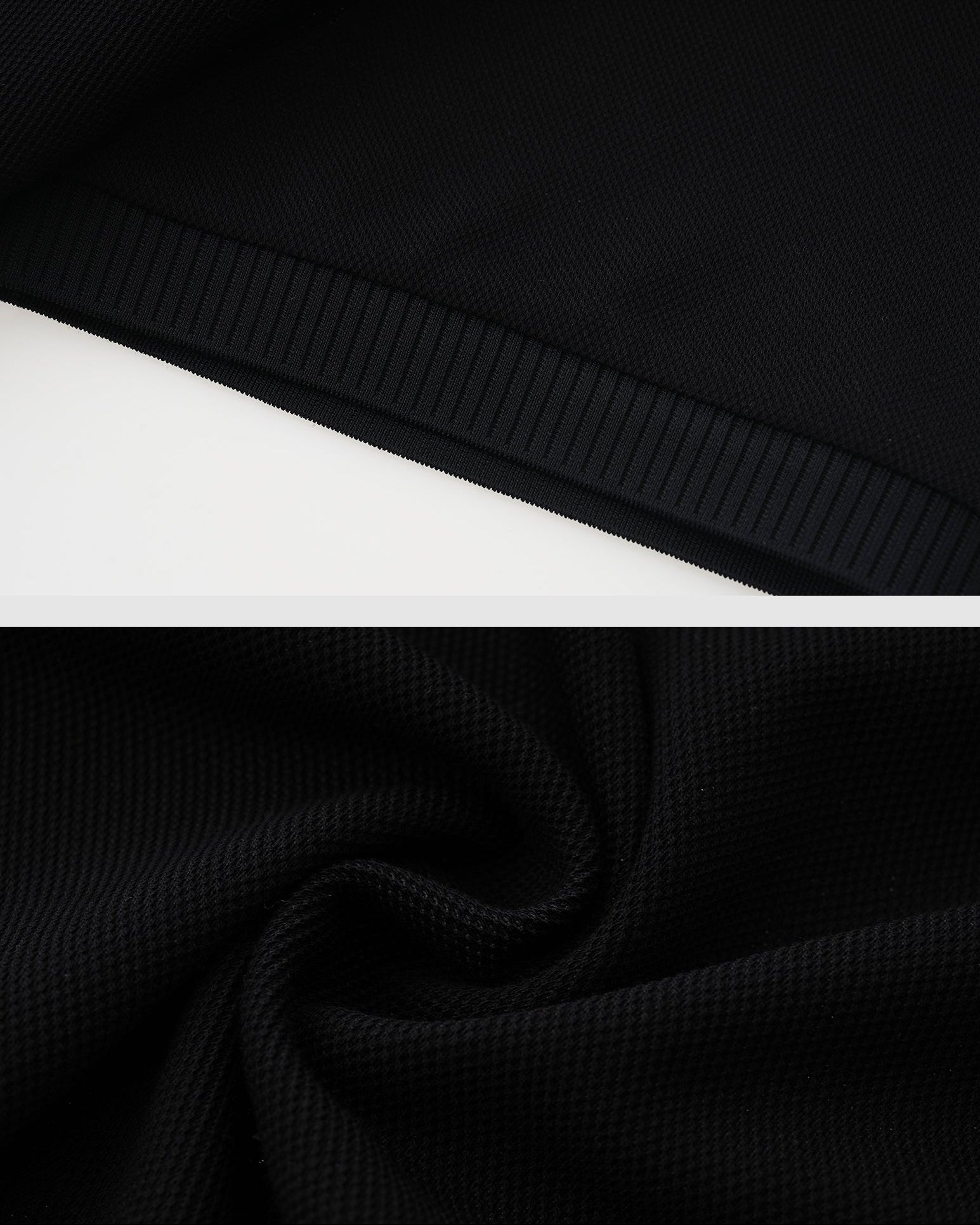 Dense Knit Wool Cotton Polo