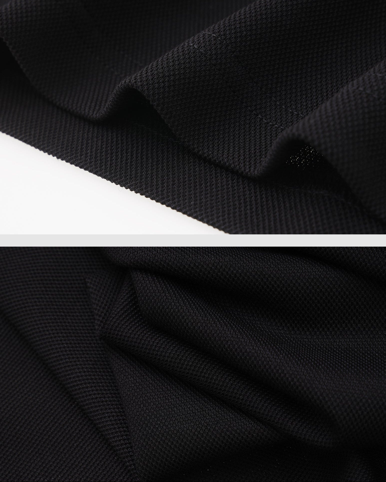 Buttoned Wool Cotton Polo