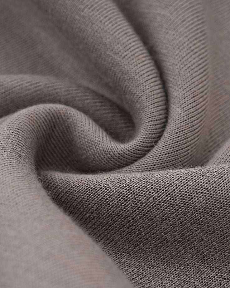 Wool Blend Plain Knit Sweater
