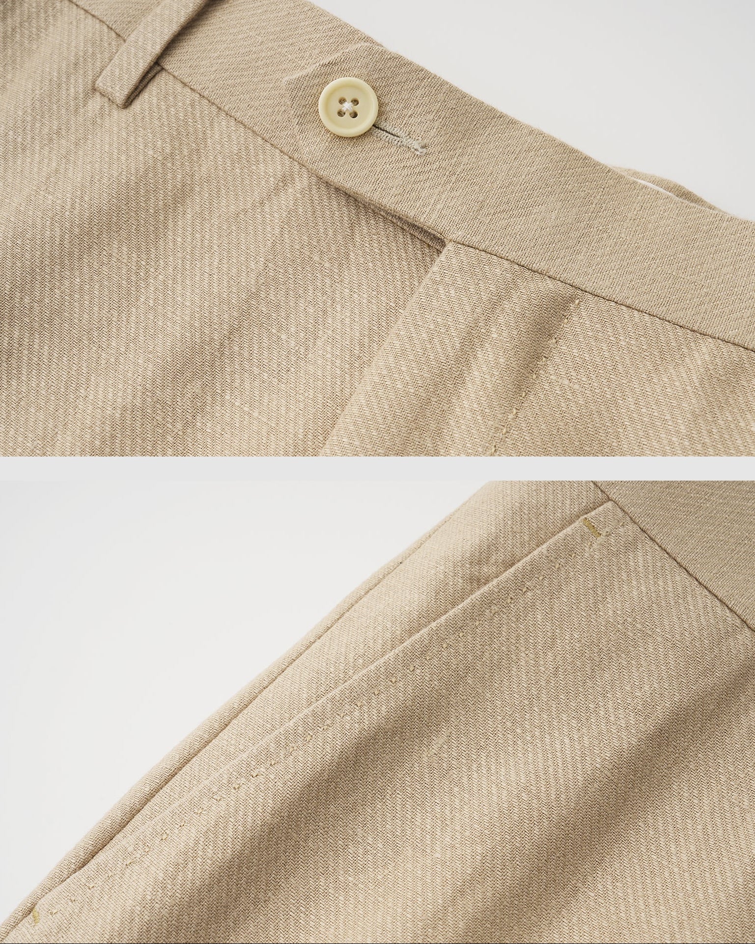 Platinum Linen Suit Set