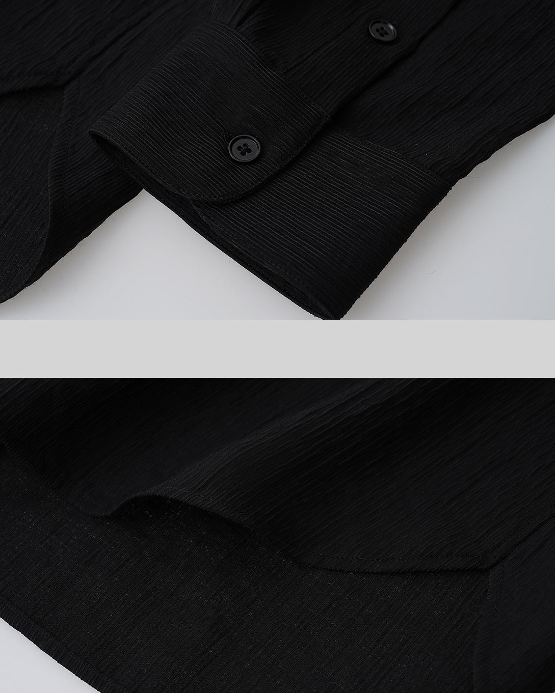 Wool Knit Collar Shirt