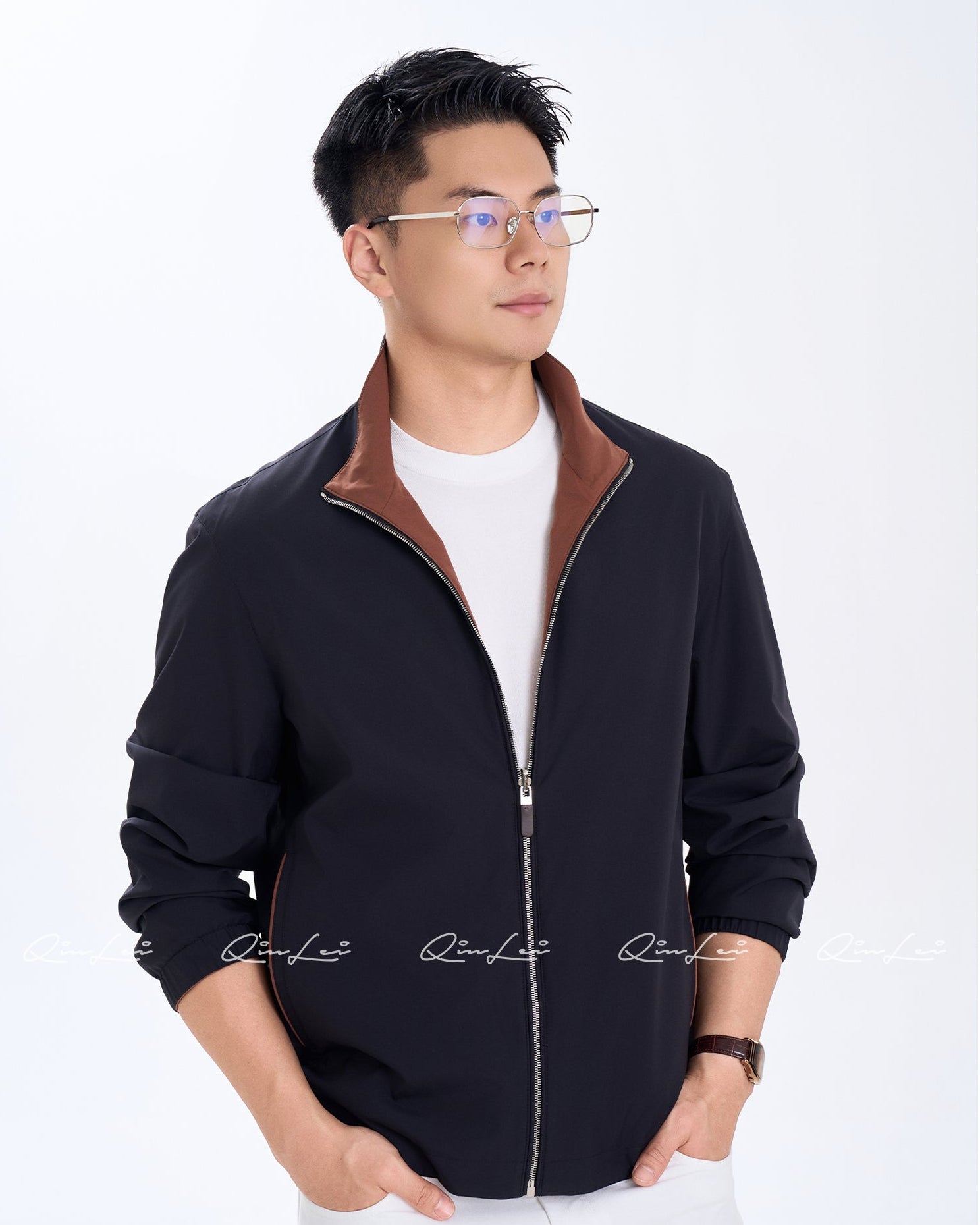 Reversible Colorblock Jacket