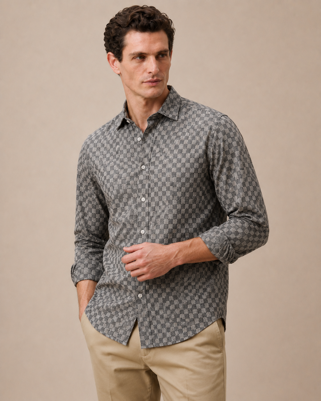 Plaid Linen Shirt