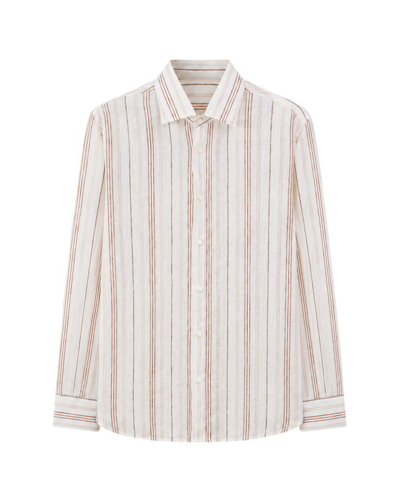 100% Sand-Washed Linen Shirt