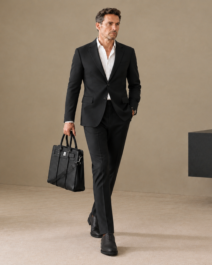 Wool-Modal Blend Blazer