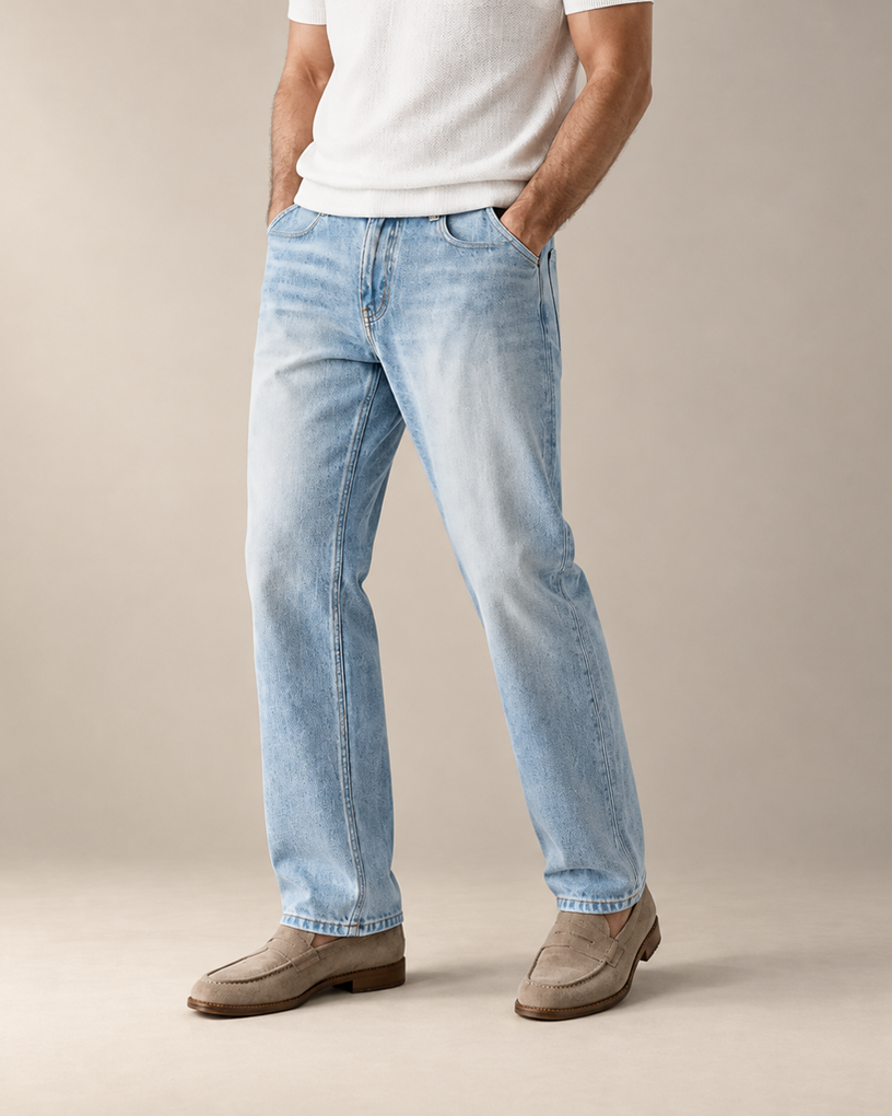 Vintage Light Blue Denim Jean