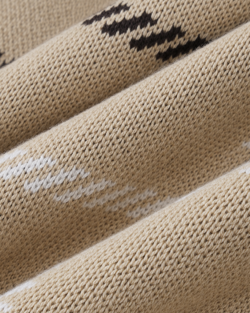 9-Stitch Wool-Cotton Cardigan