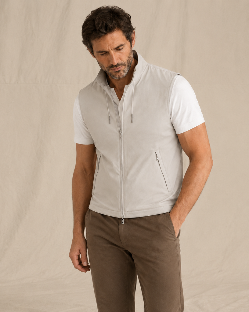 Silk Wool Vest
