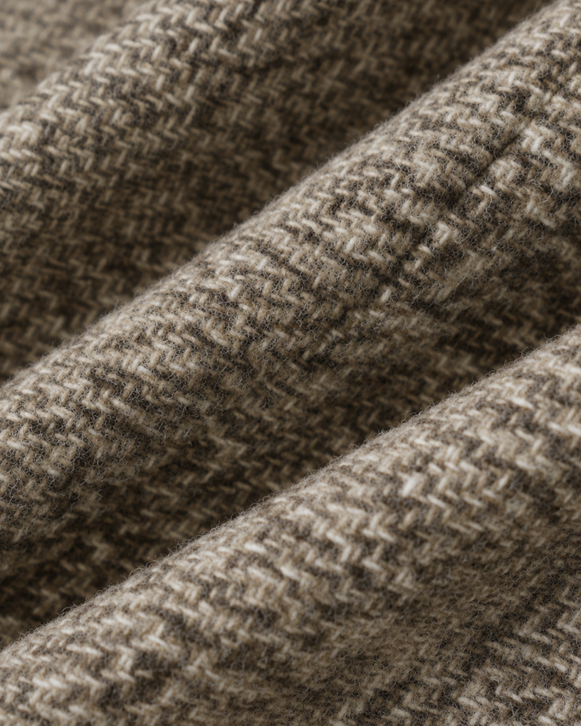 Two-Tone Blended Wool Suit, Custom-Woven