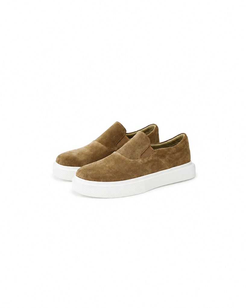 Full-Grain Cowhide Sneakers with Lambskin Lining