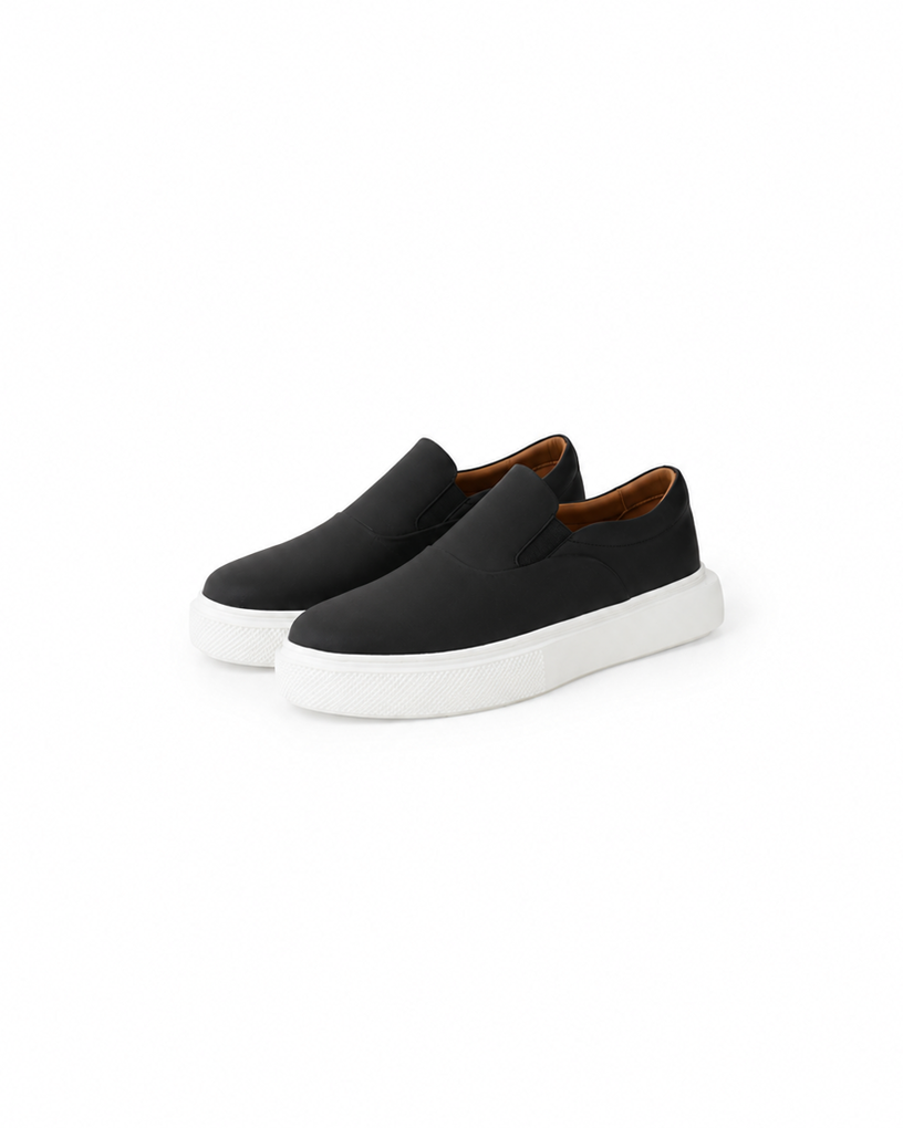 Full-Grain Cowhide Sneakers with Lambskin Lining