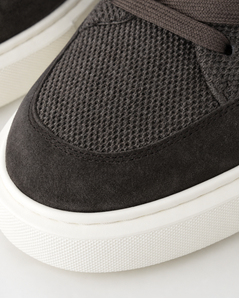 Cow Suede Sneakers – Soft-Touch Finish