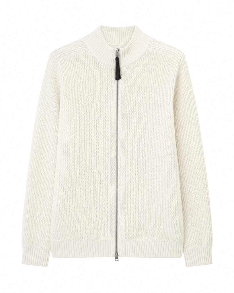 100% Wool Cardigan in Muted Colors
