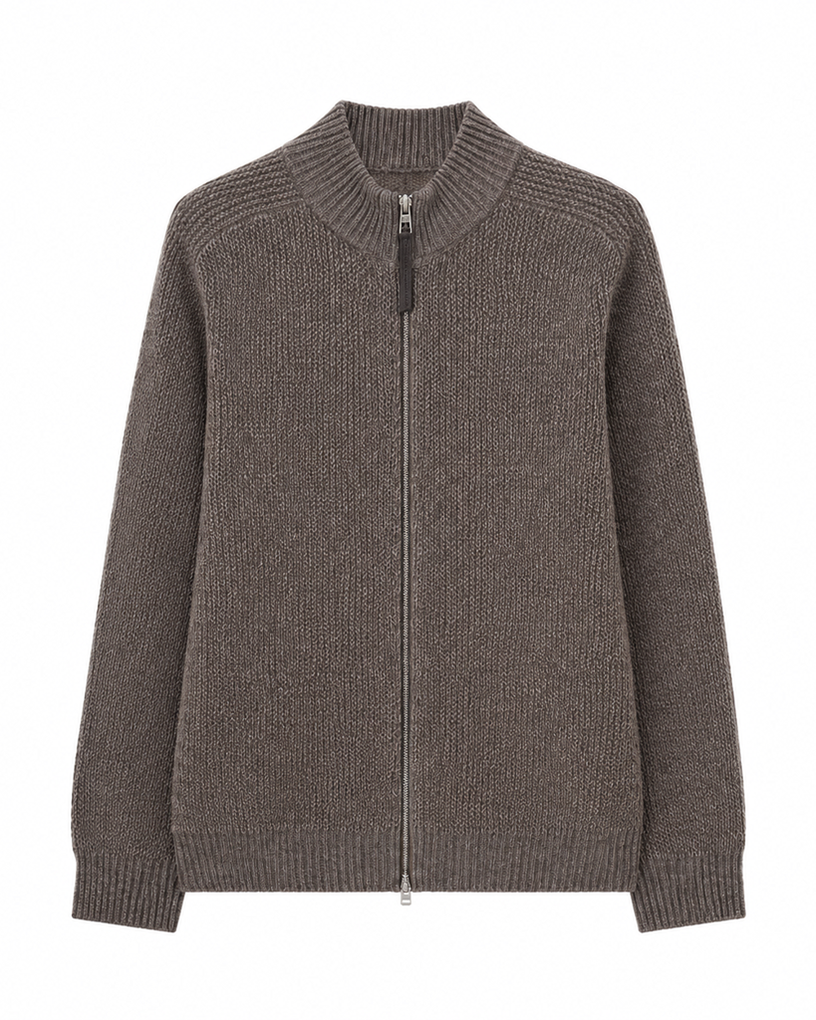 100% Wool Cardigan in Muted Colors