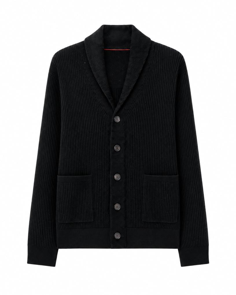 Sheep's Wool 12-Gauge Knit Cardigan