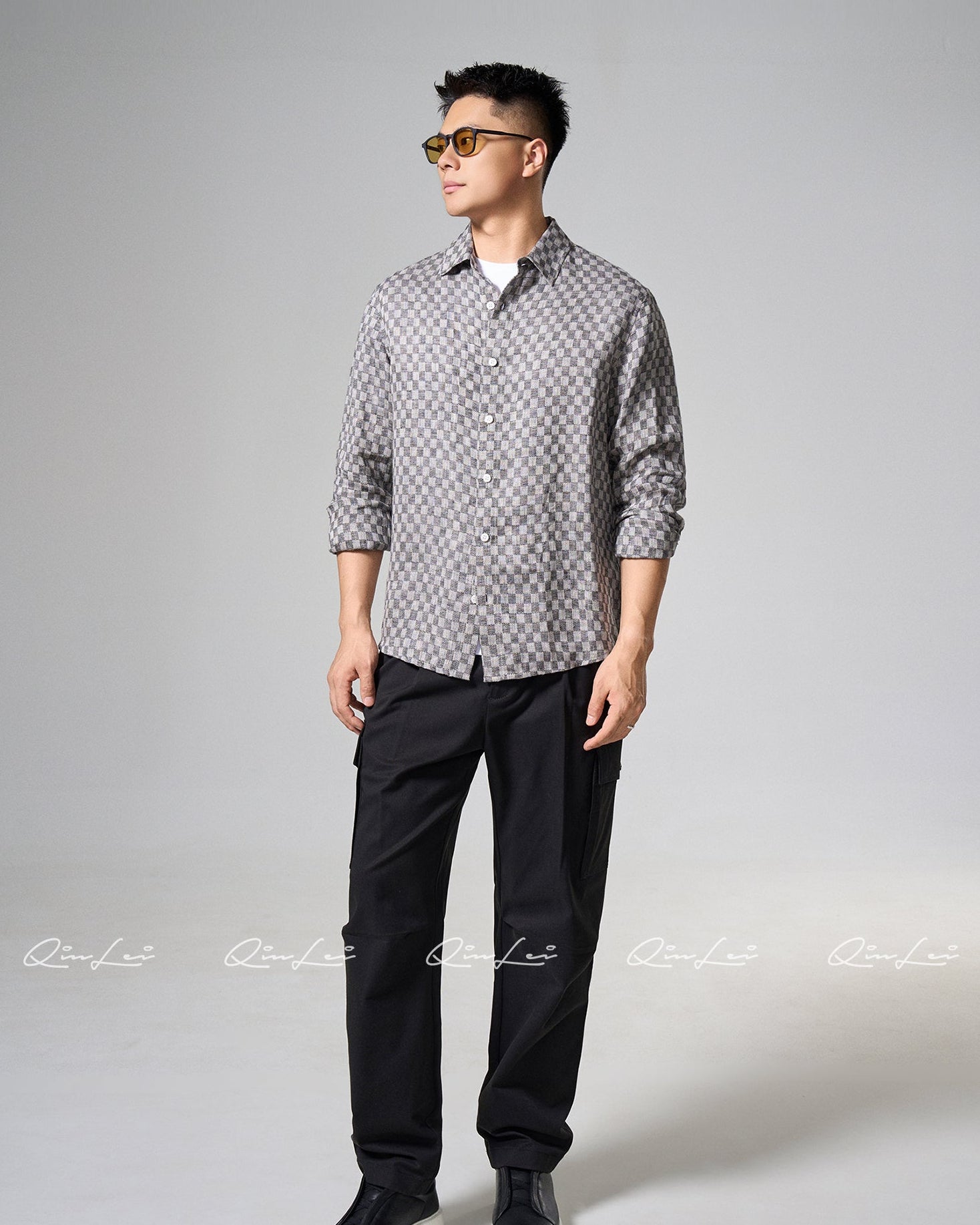 Plaid Linen Shirt