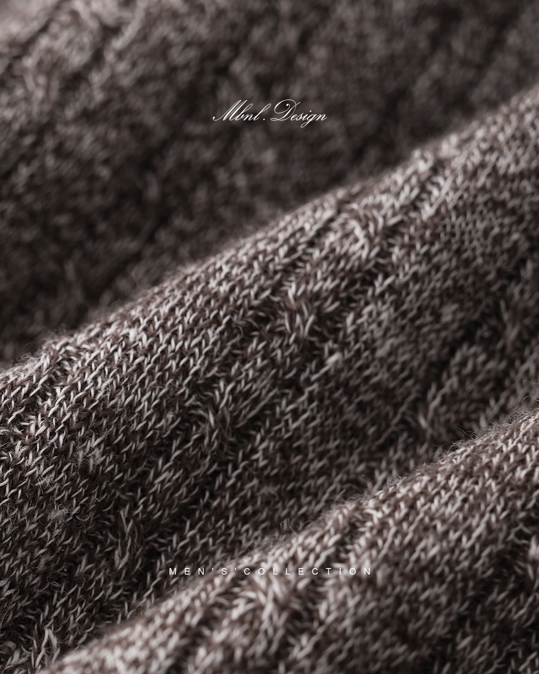 Cable Knit Wool Linen T-Shirt