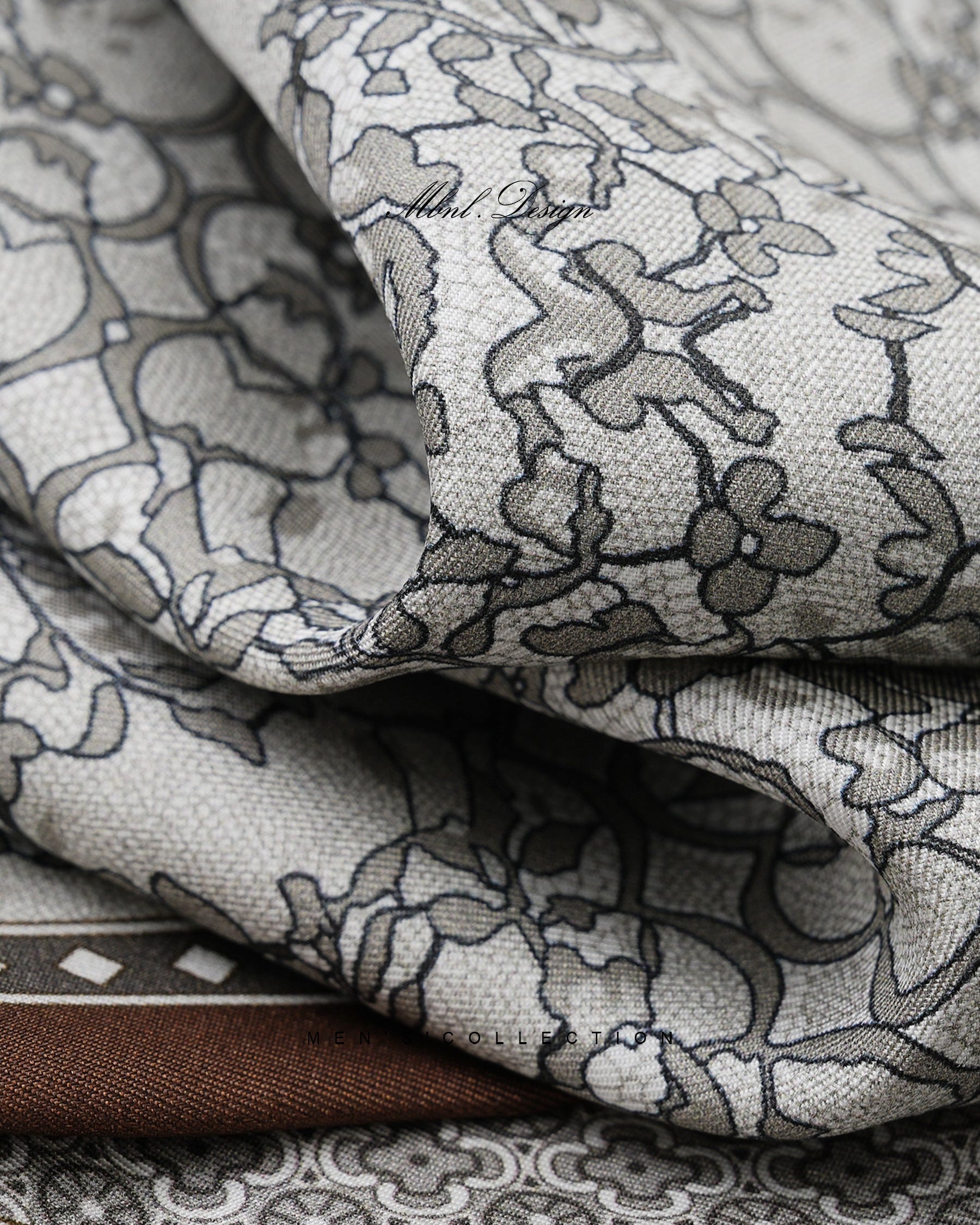 Floral Vine Silk Scarf