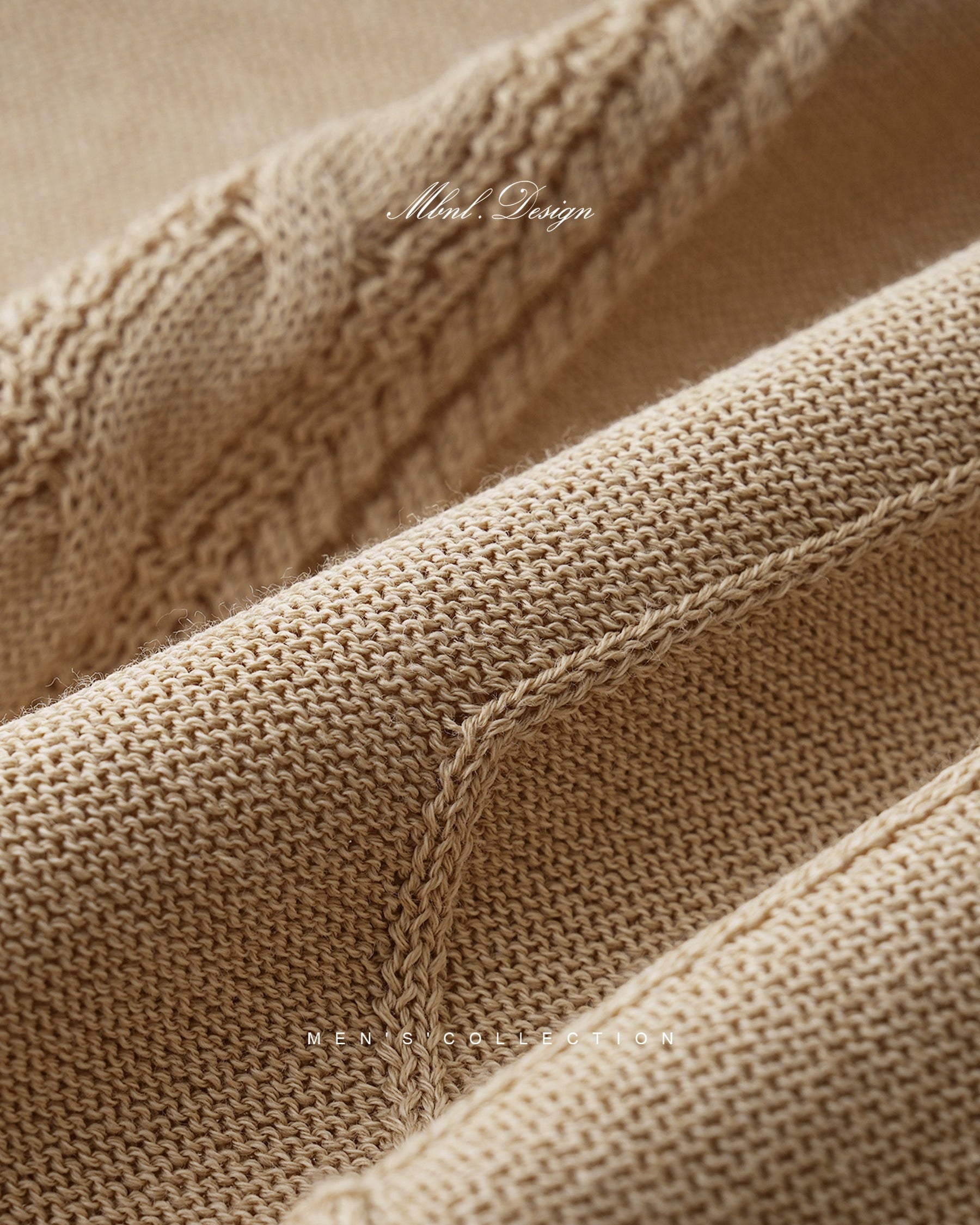 Aran Cotton Knit Polo