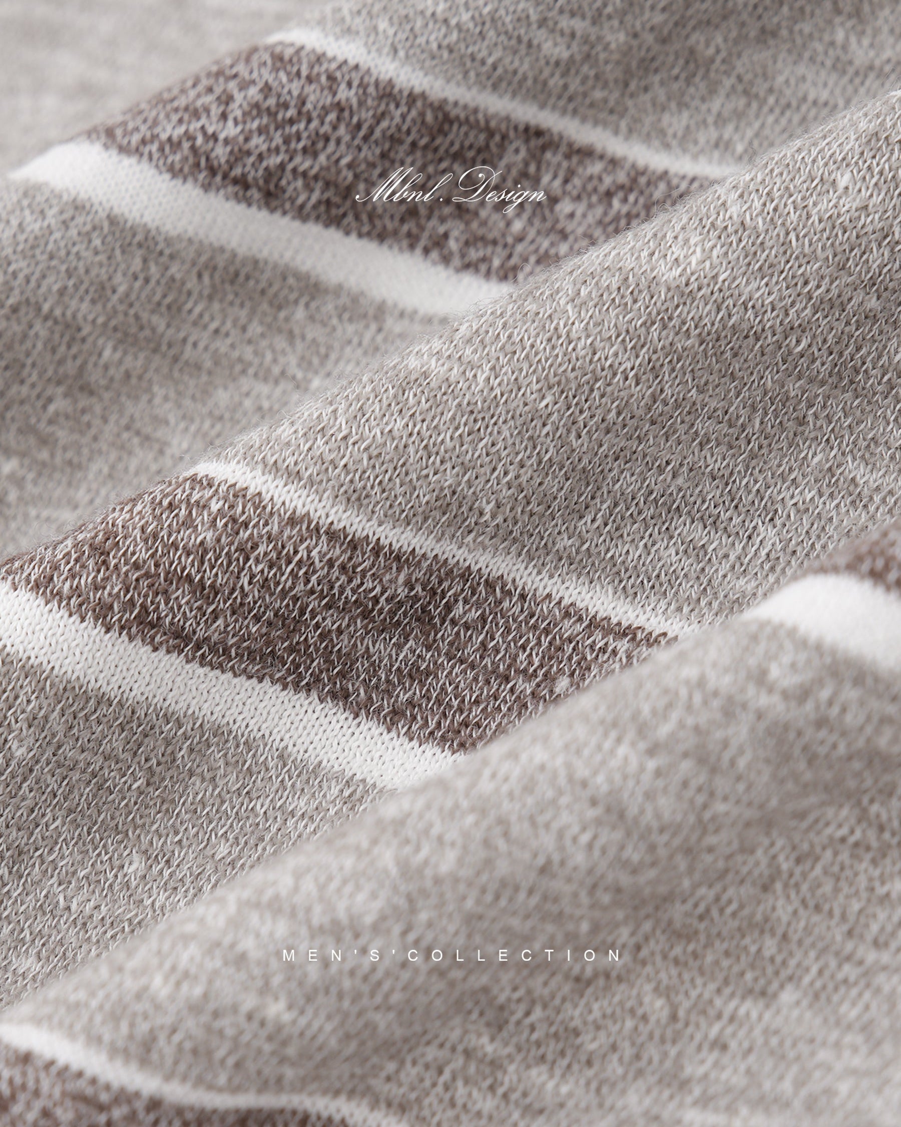 Striped Wool Linen T-Shirt