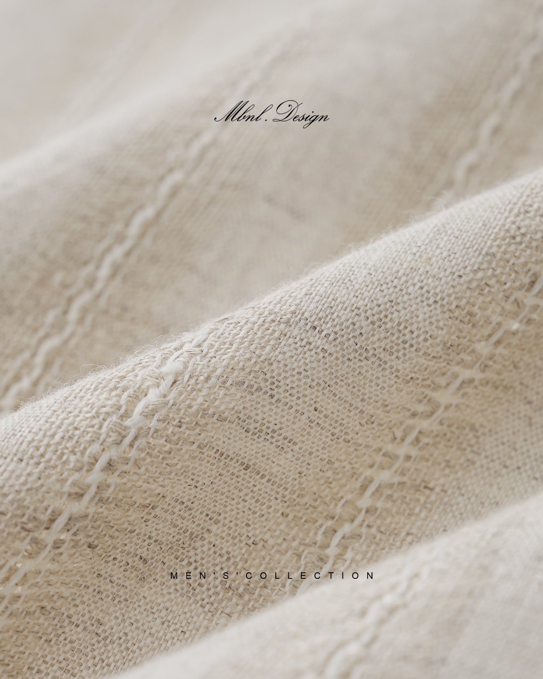 Openwork Striped Linen Shirt