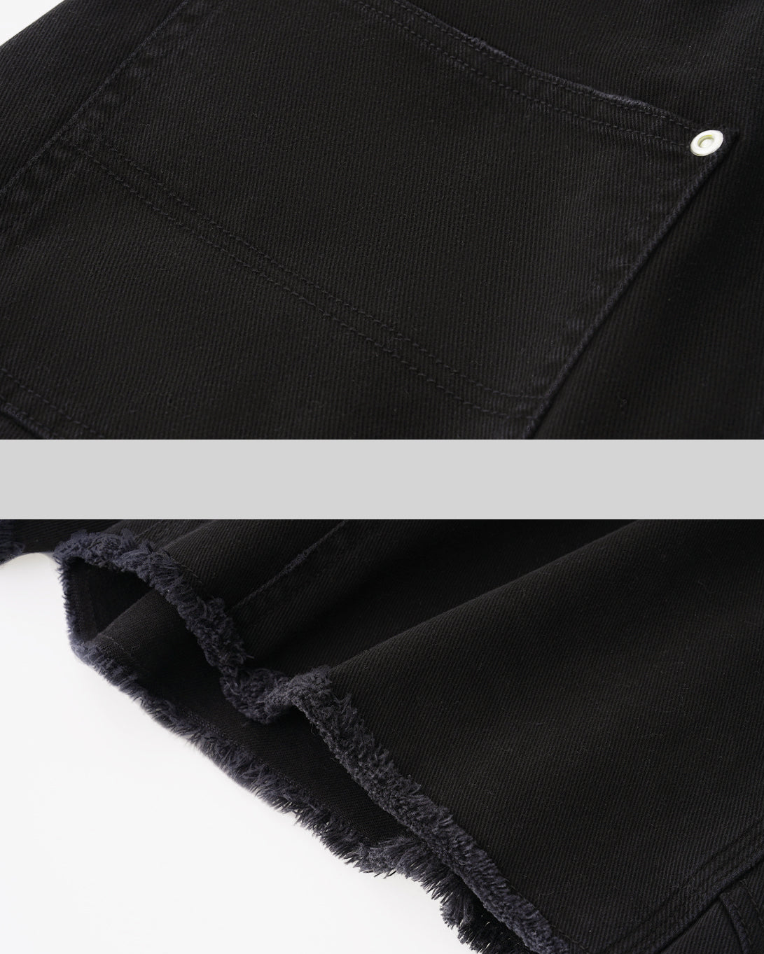 Cotton Denim Shorts