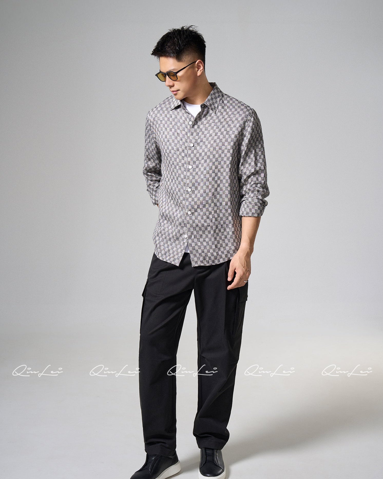Plaid Linen Shirt