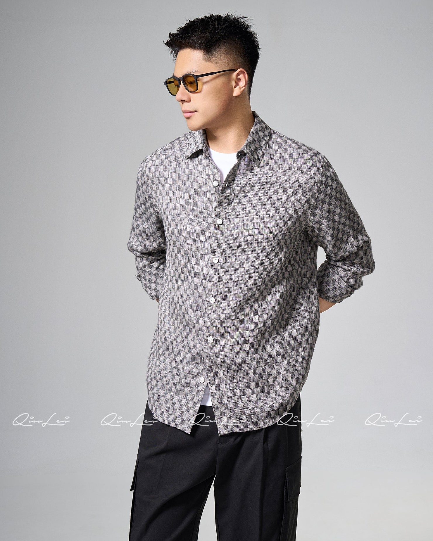 Plaid Linen Shirt