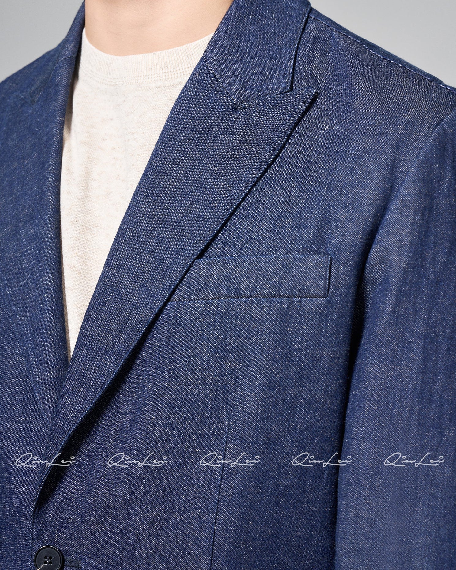 Cotton Linen Blazer