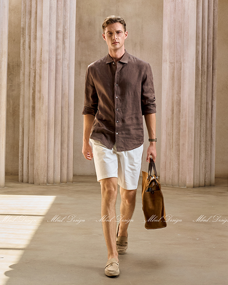 Linen Shell Button Shirt