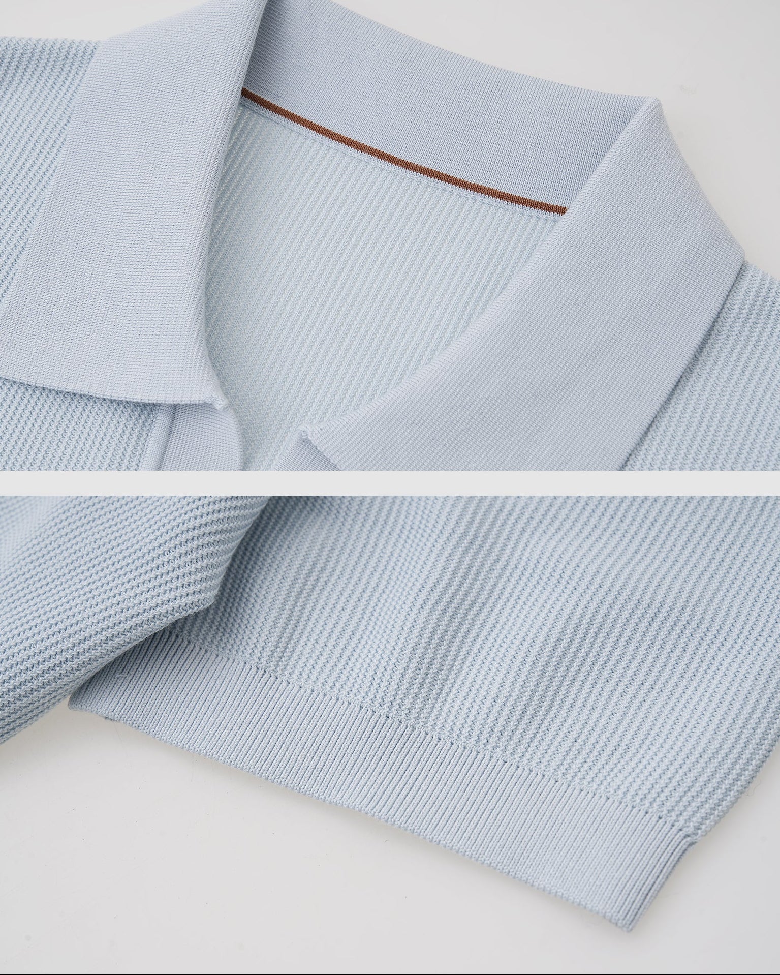 Breathable Silk Knit Polo