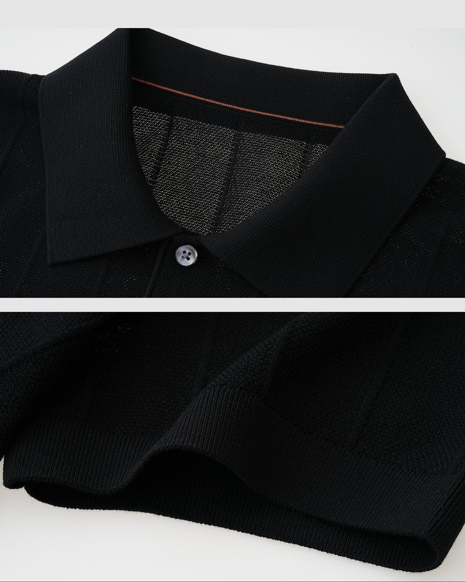 Textured Cotton Polo