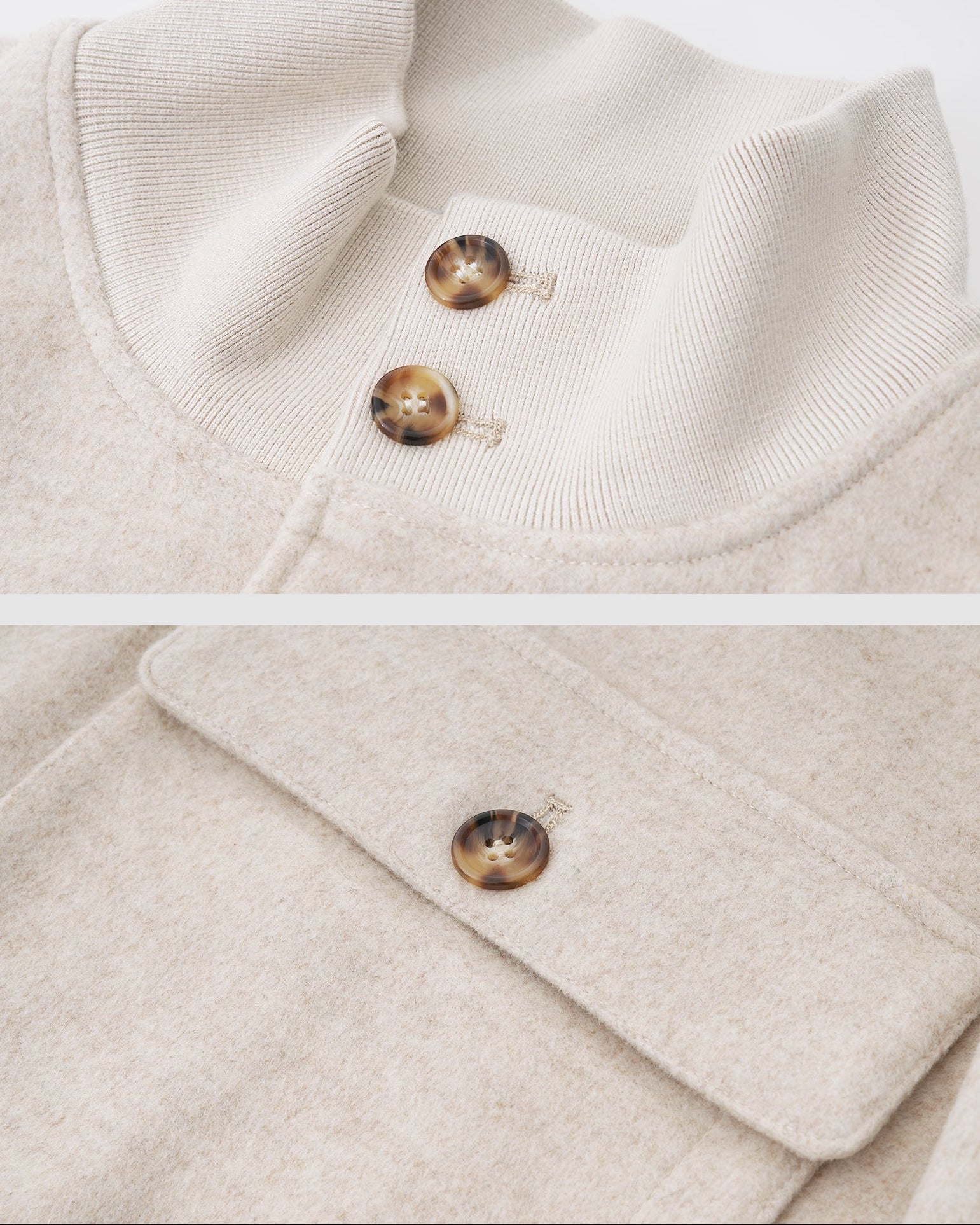 Wool & Cashmere Flannel Jacket