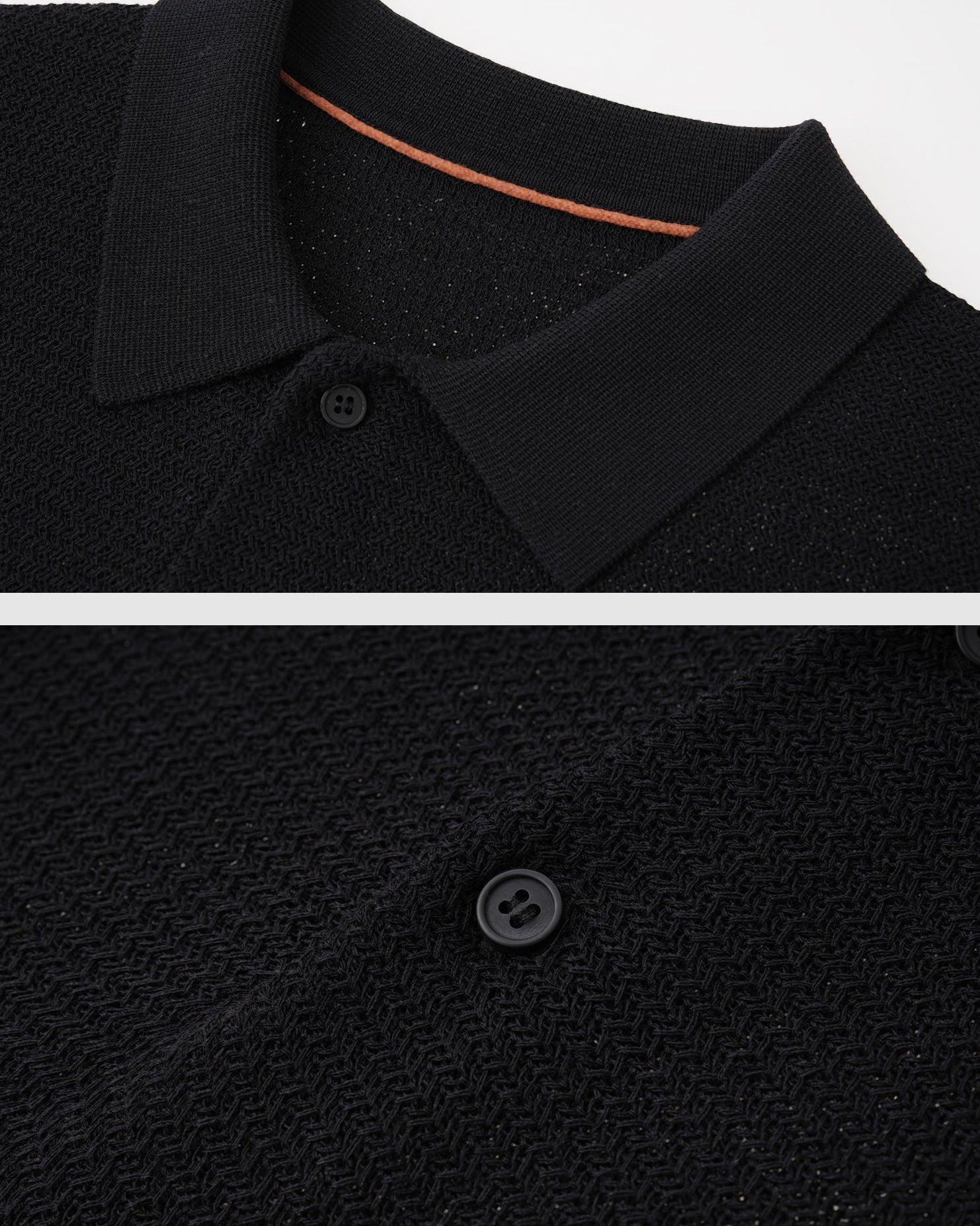 Linen Blend Polo Shirt