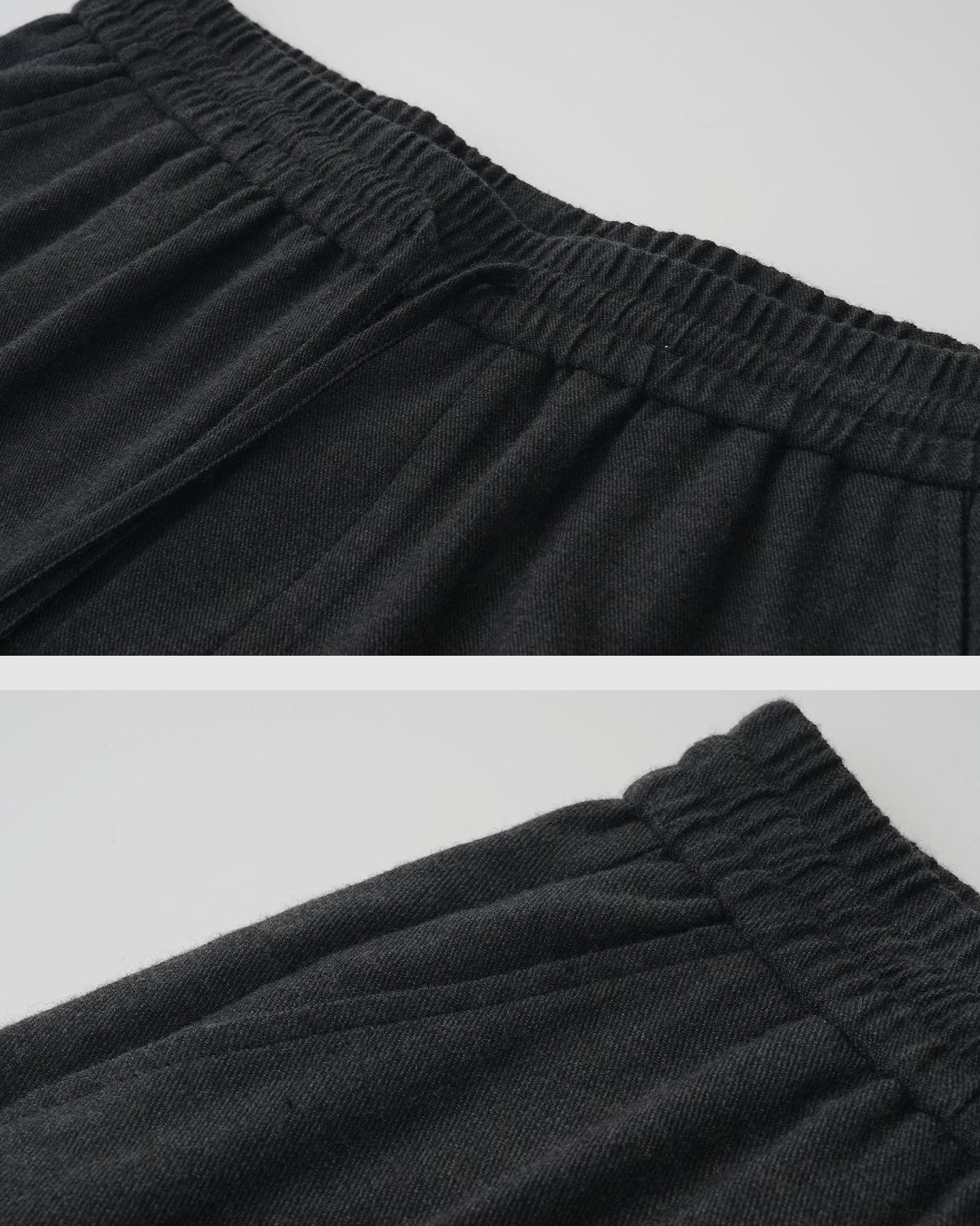 Drawstring Wool Linen Pants