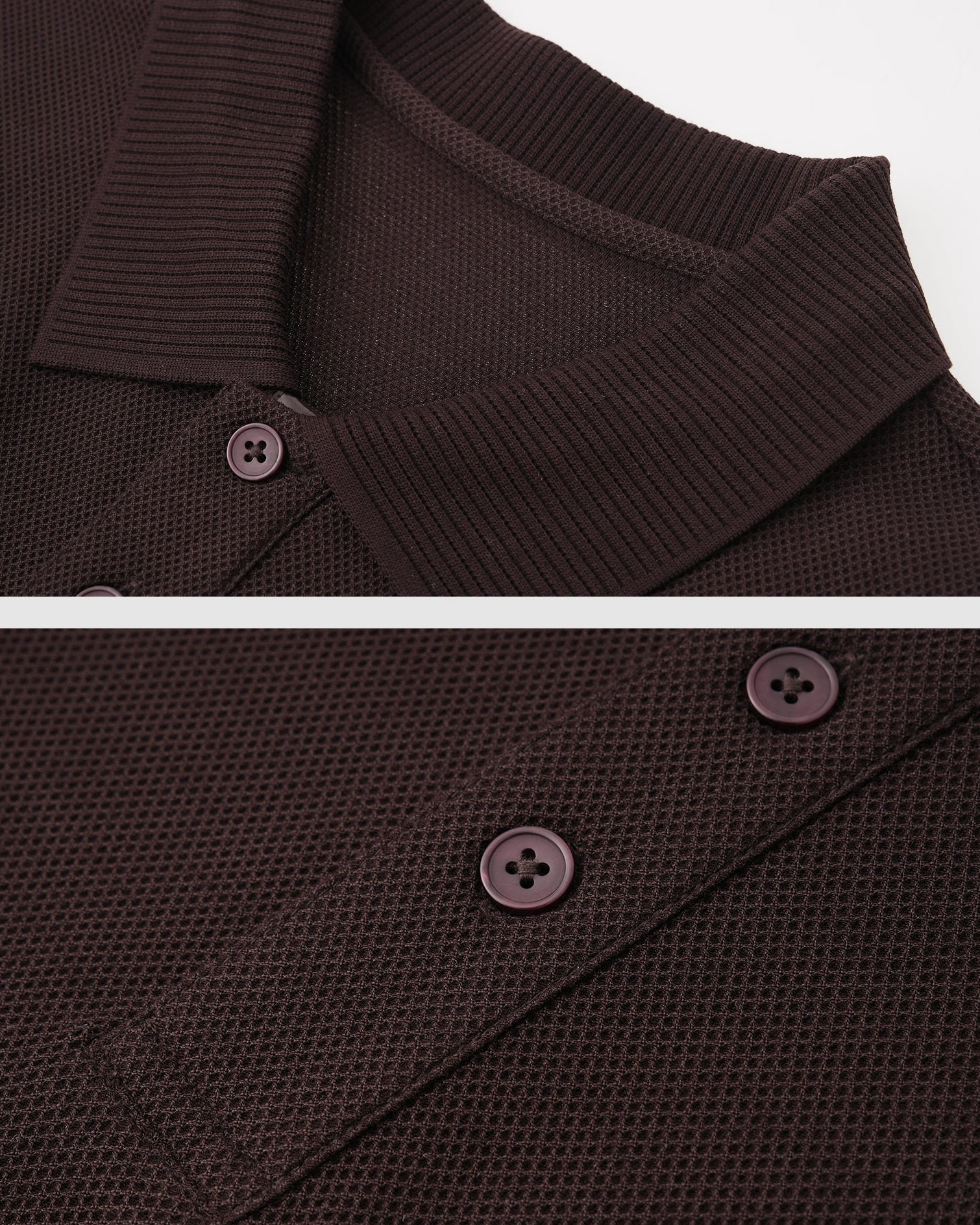 Slit Hem Cotton Polo