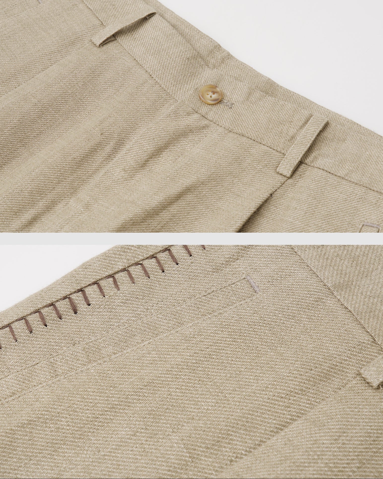 Textured Linen Pants