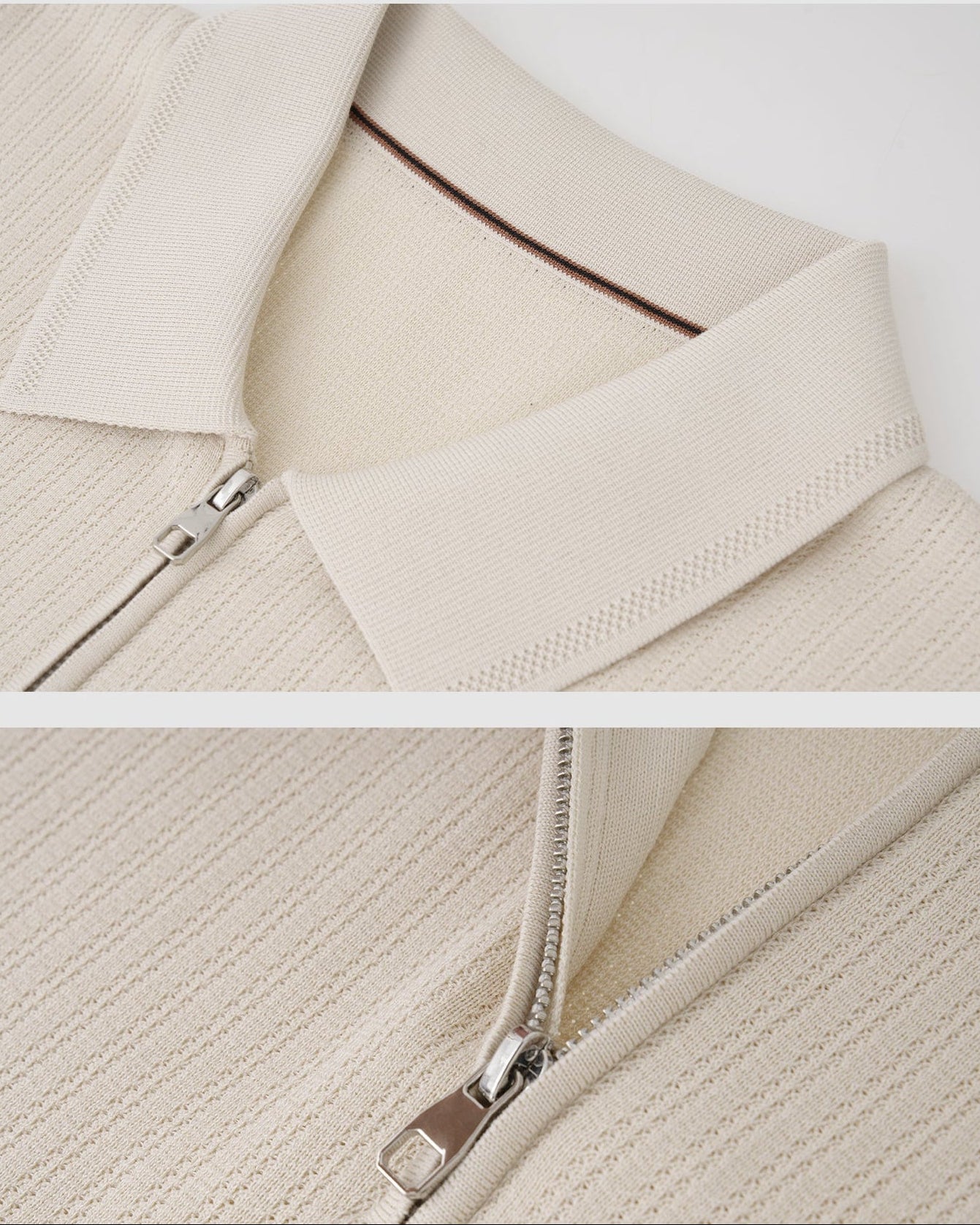 Half-Zip Cotton Polo
