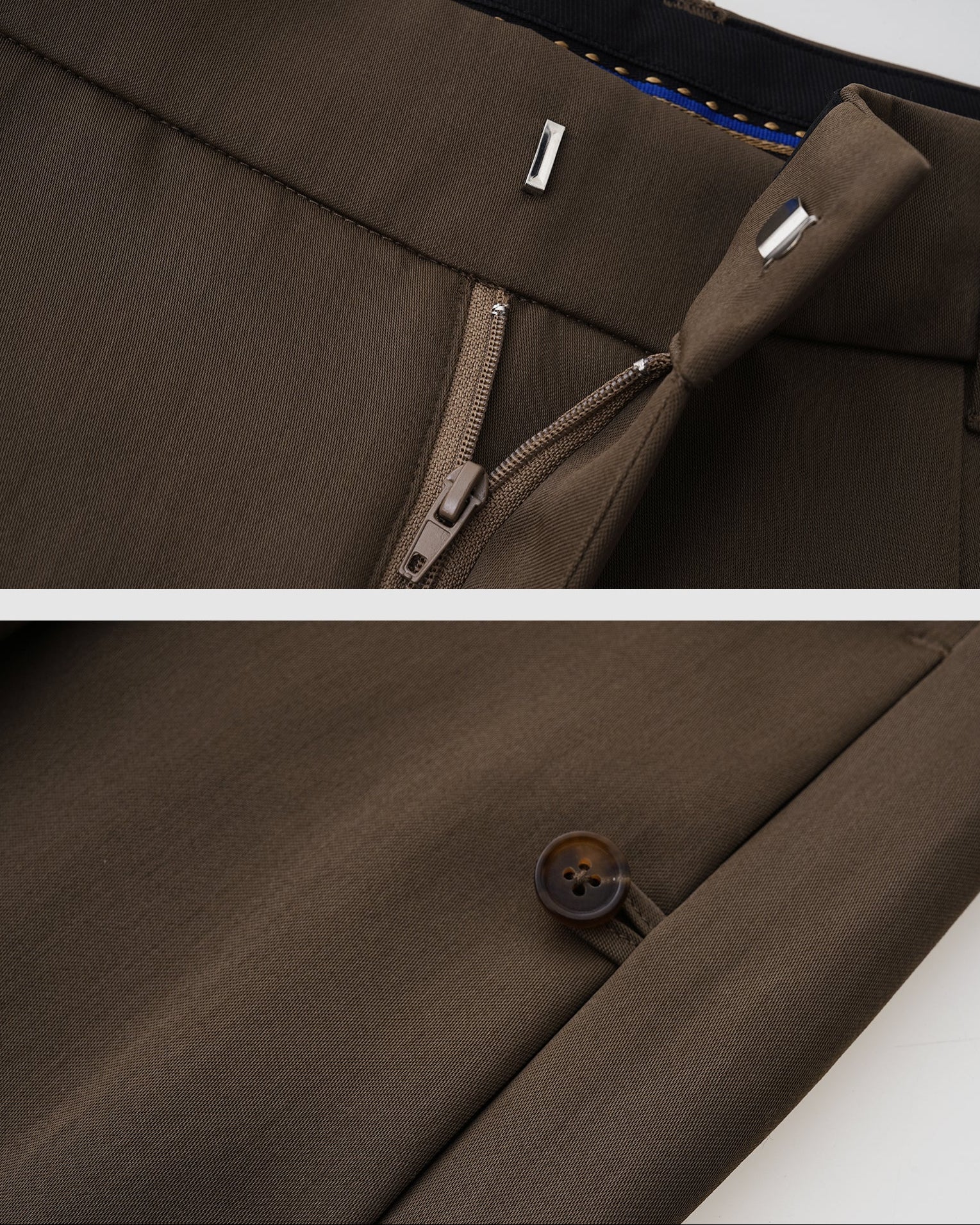 Double-Pleat Draped Trousers