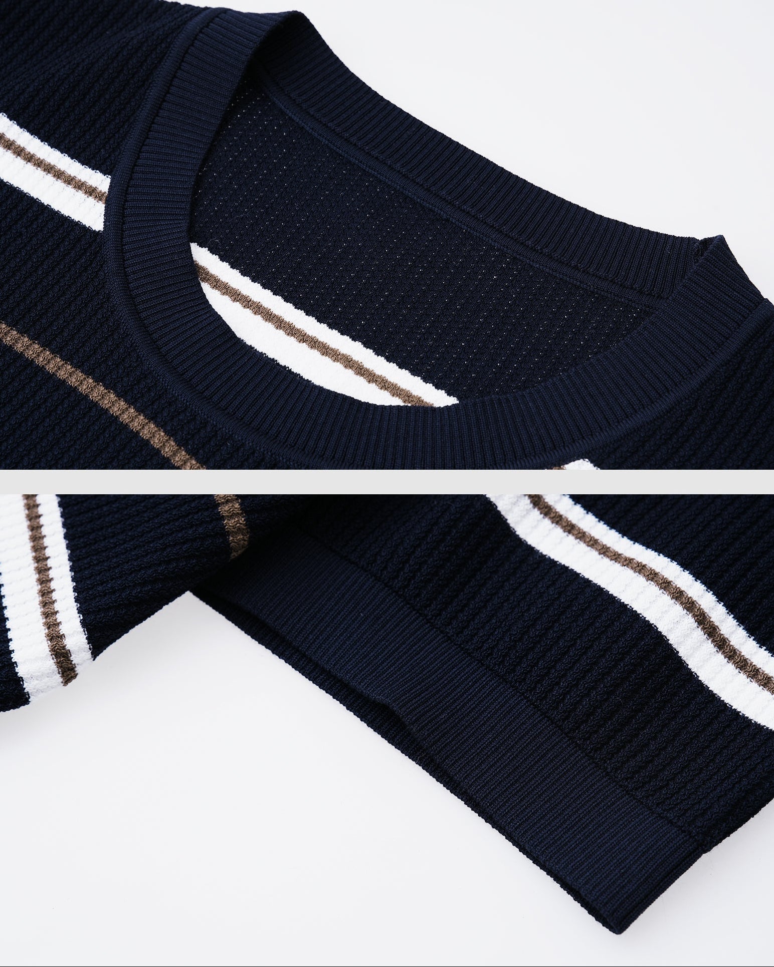 Silk Cotton Knit T-Shirt