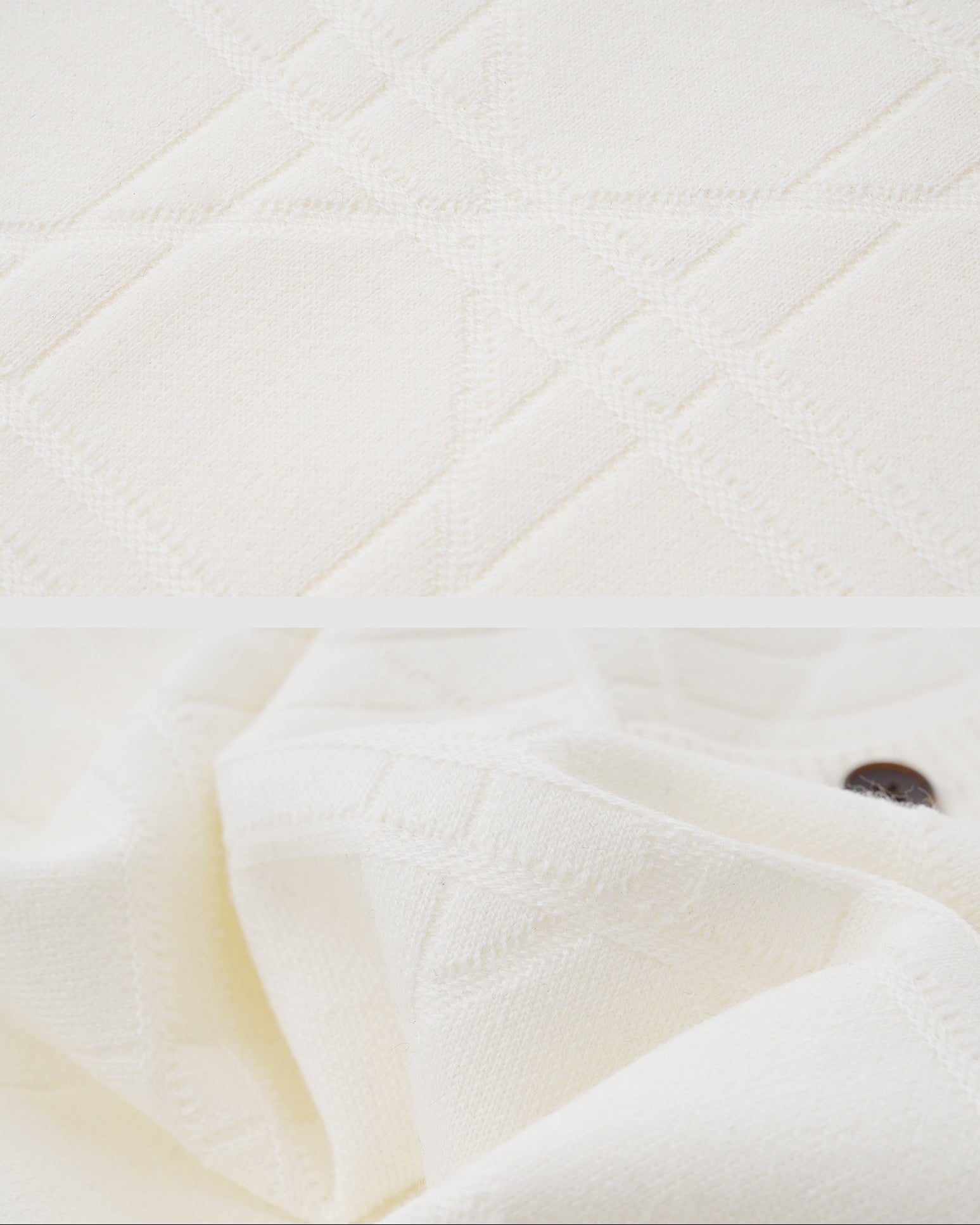 Wool Blend Knit Polo