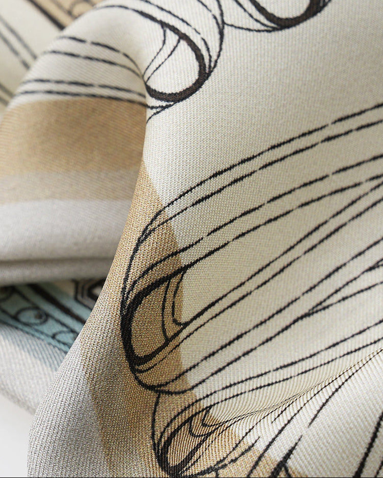 Court & Equestrian Silk Scarf