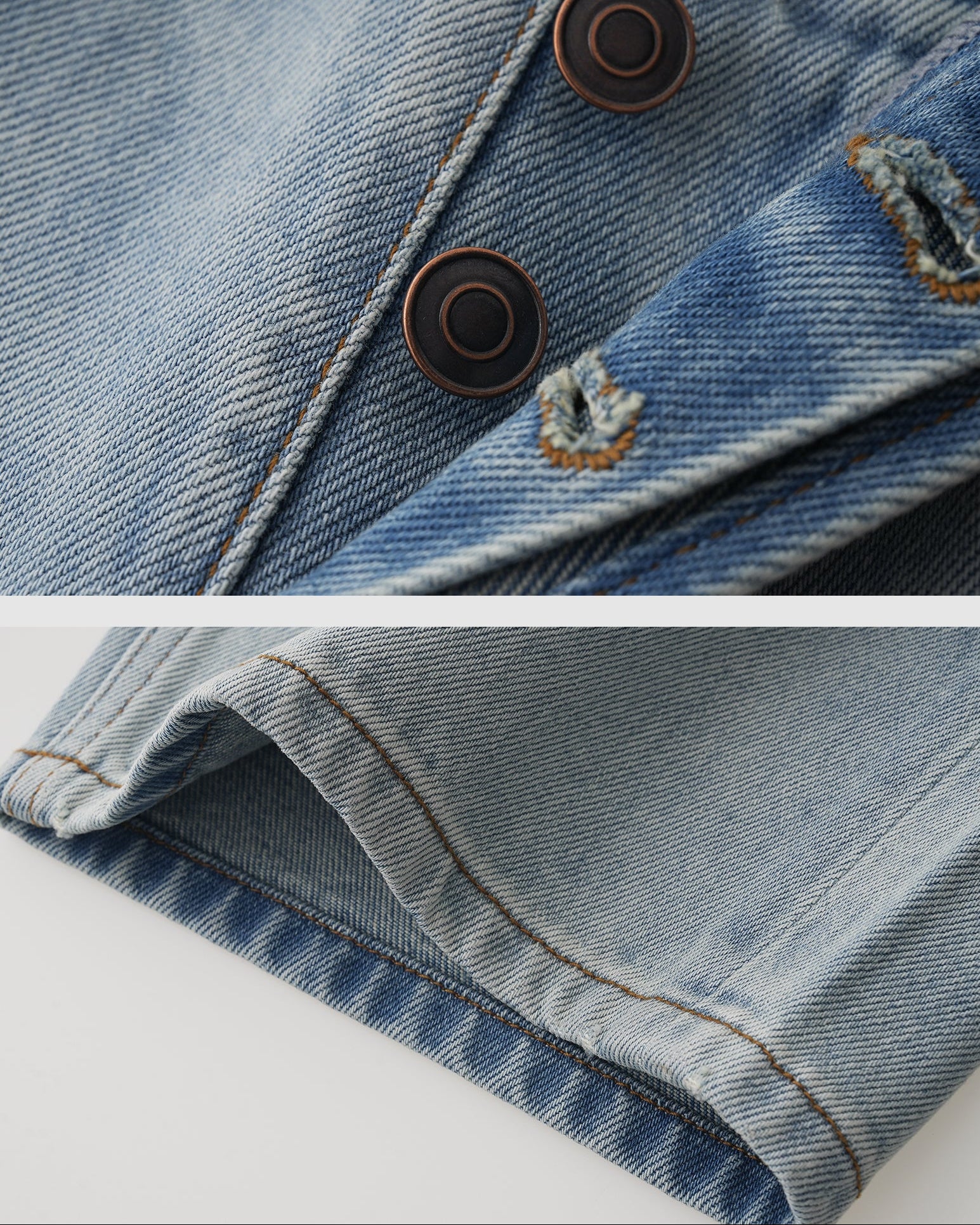 Tapered Cotton Jeans