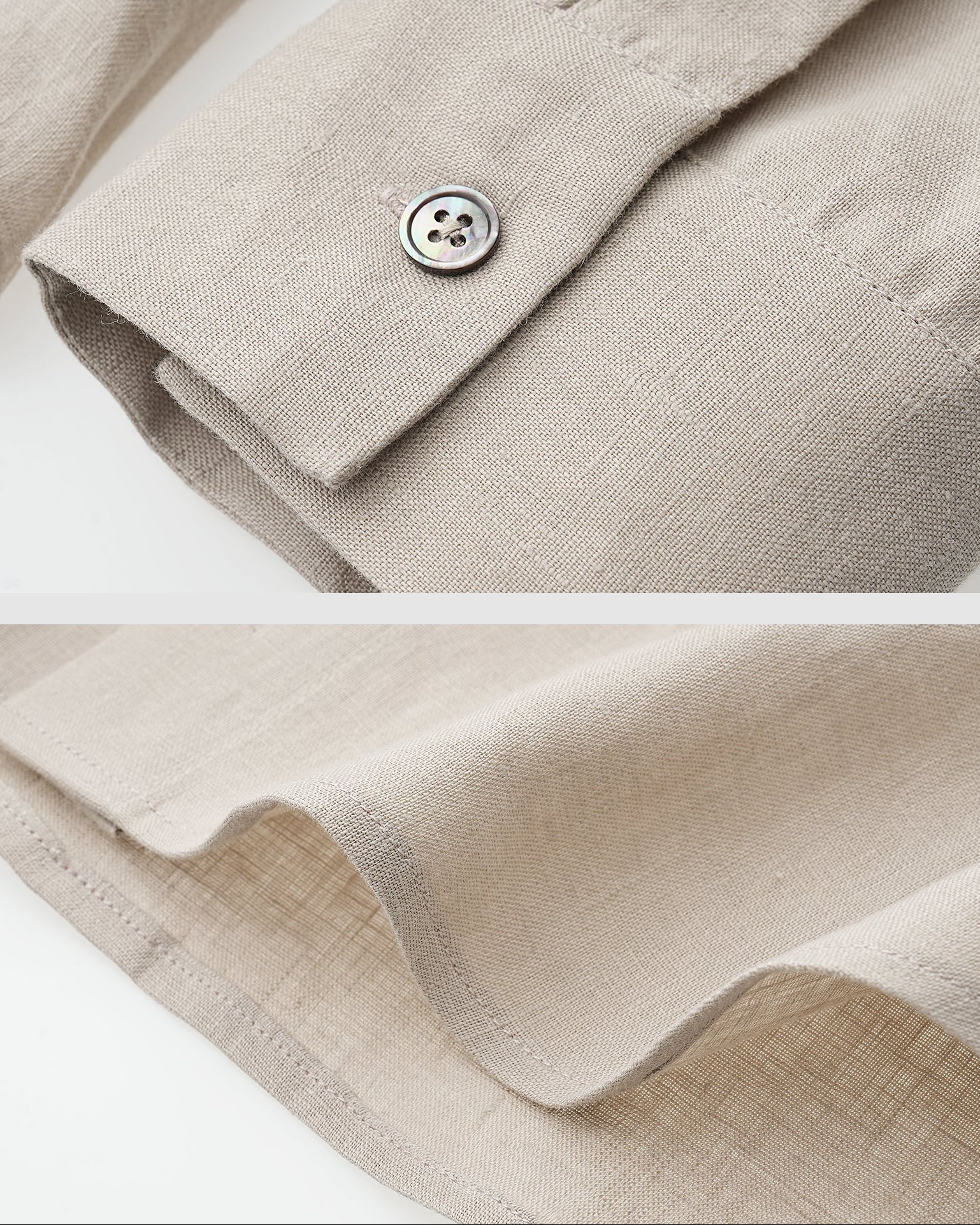 Linen Shell Button Shirt