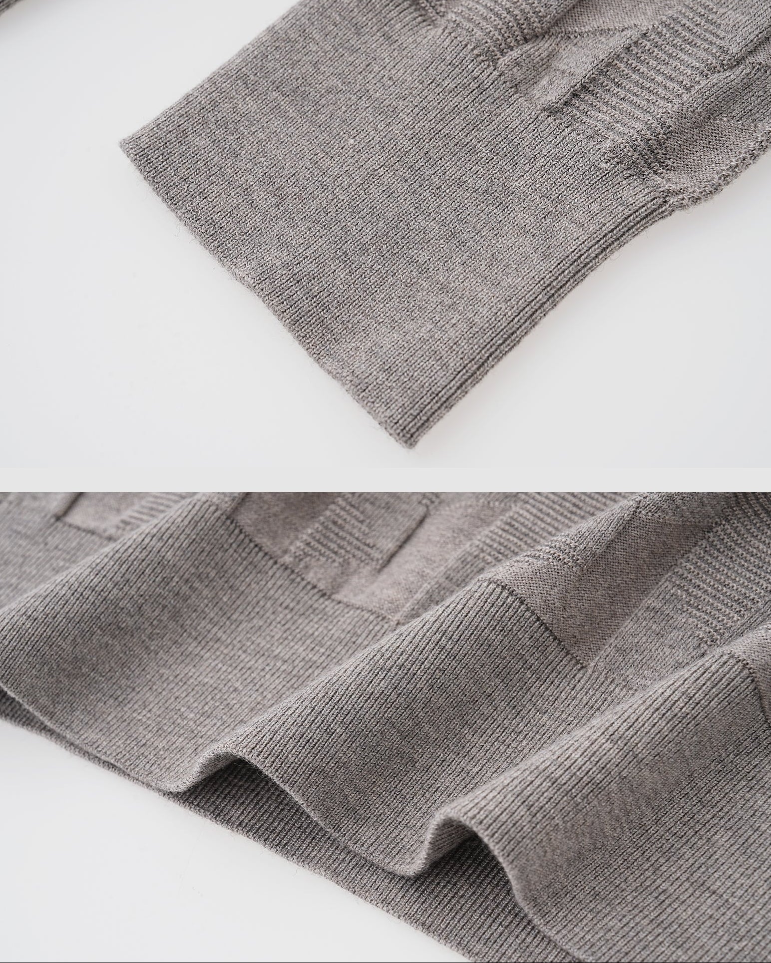 Cashmere Textured Long Sleeve Tee