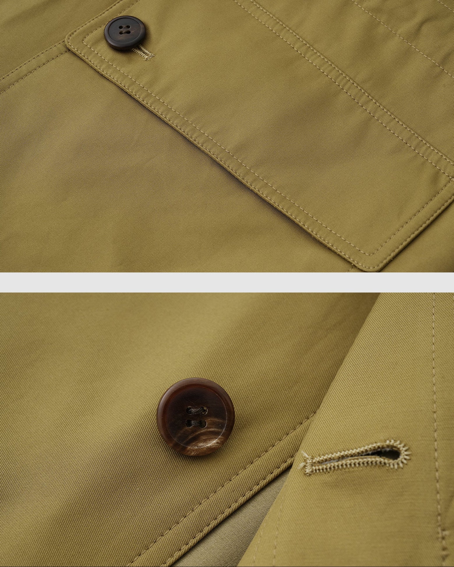 Relaxed Cotton Trench Coat
