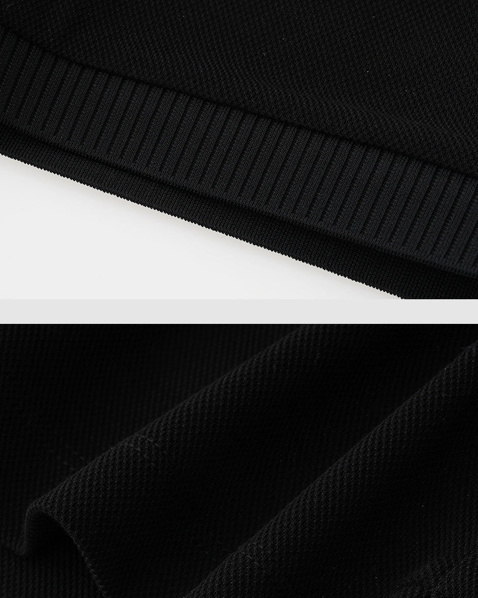 Wool Cotton Knit Polo
